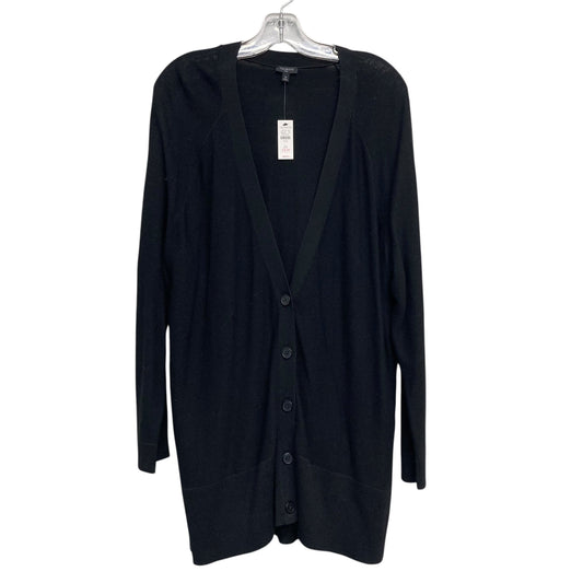 Sweater Cardigan By Talbots In Black, Size:2X