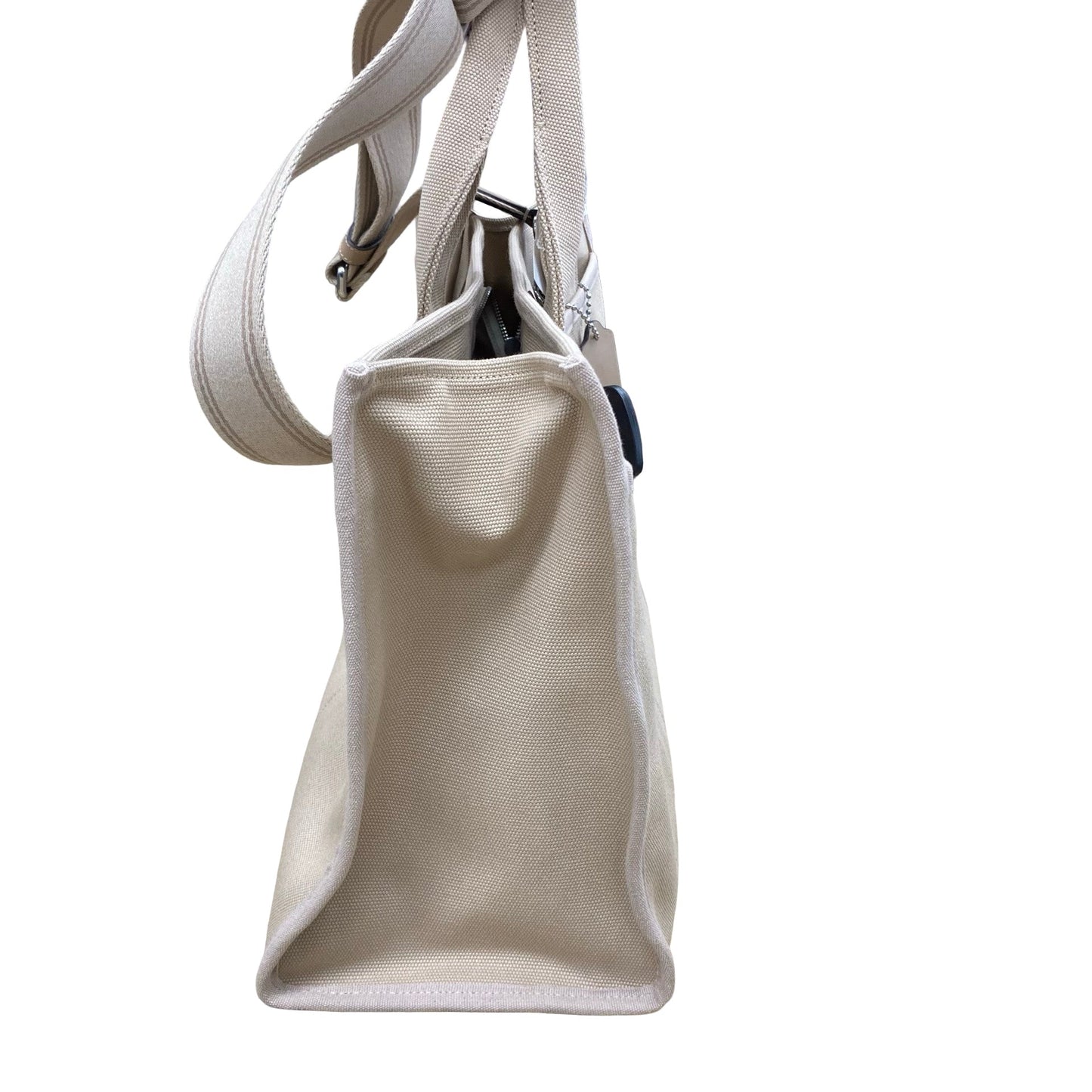 Handbag Designer By Coach In Beige, Size:Large
