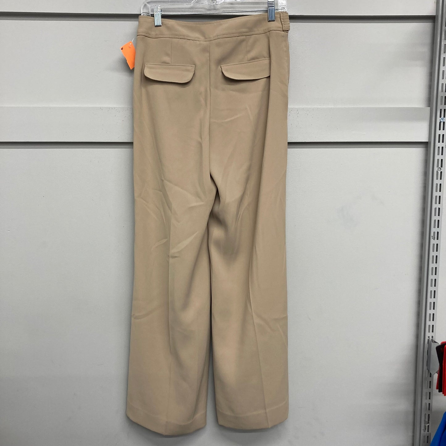 Pants Wide Leg By Banana Republic In Tan, Size:4