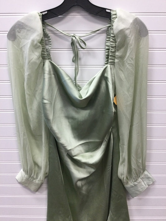 Dress Party Midi By Cmb In Green, Size:2