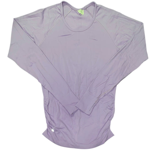 Athletic Top Ls Collar By Athleta In Purple, Size:S