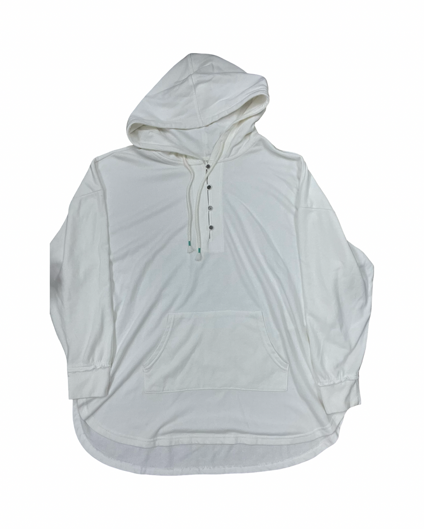 Sweatshirt Hoodie By Maurices In White, Size:1X