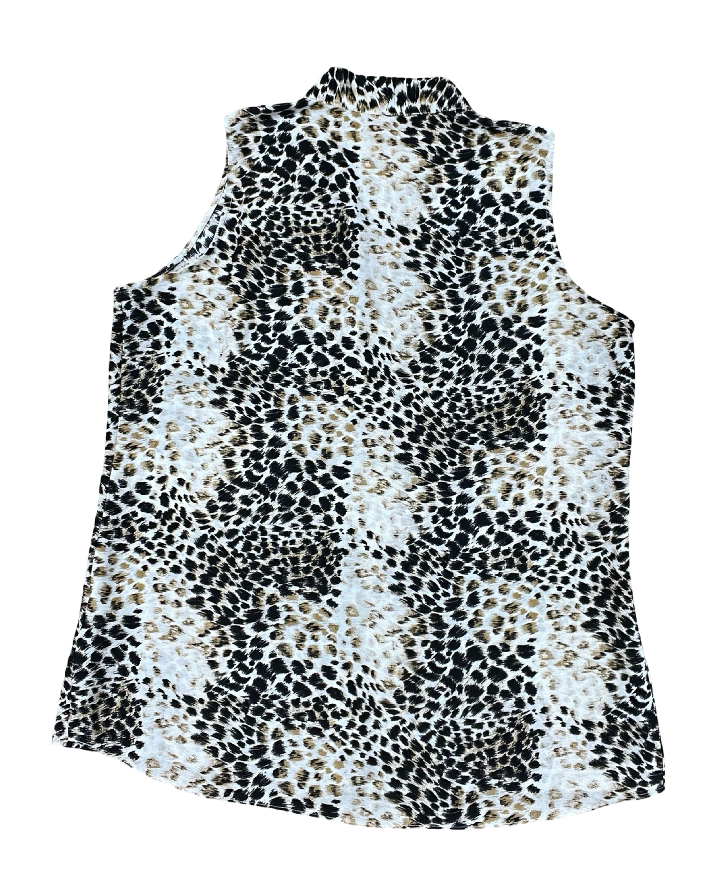 Top Sleeveless By Rose And Olive In Animal Print, Size:L
