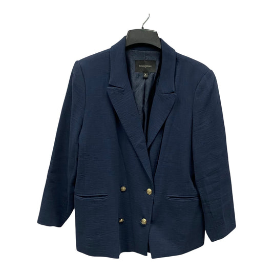 Blazer By Banana Republic In Navy, Size:1X