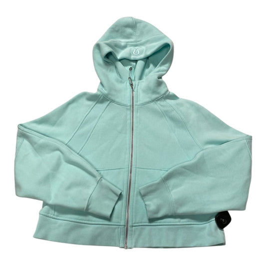 Athletic Sweatshirt Hoodie By Lululemon In Green, Size:Xs