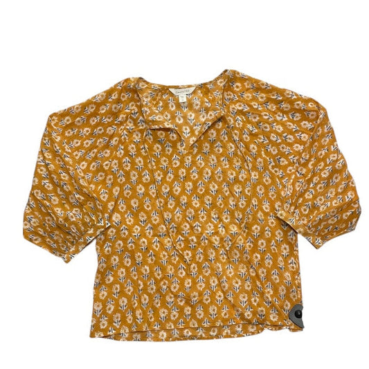 Top Ss By Garnet Hill In Orange, Size:Xs