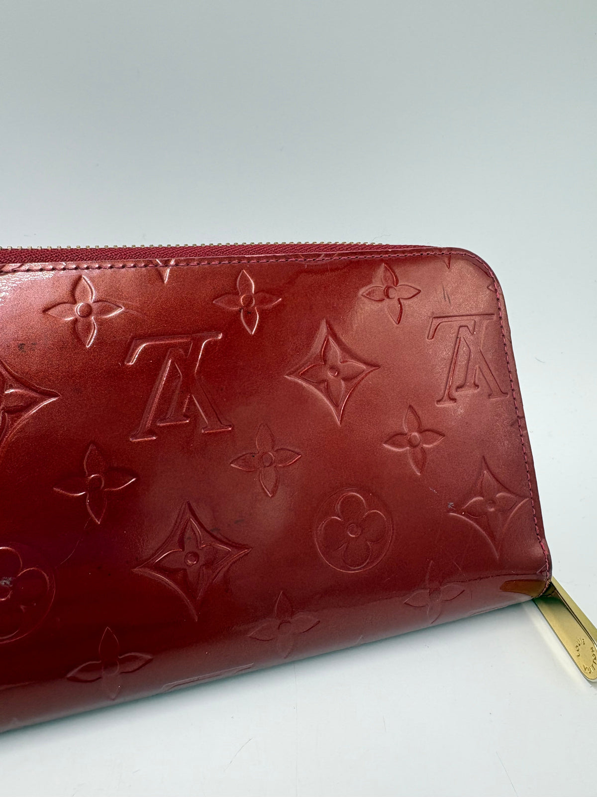 Louis Vuitton Zippy Vernis Monogram Luxury Wallet