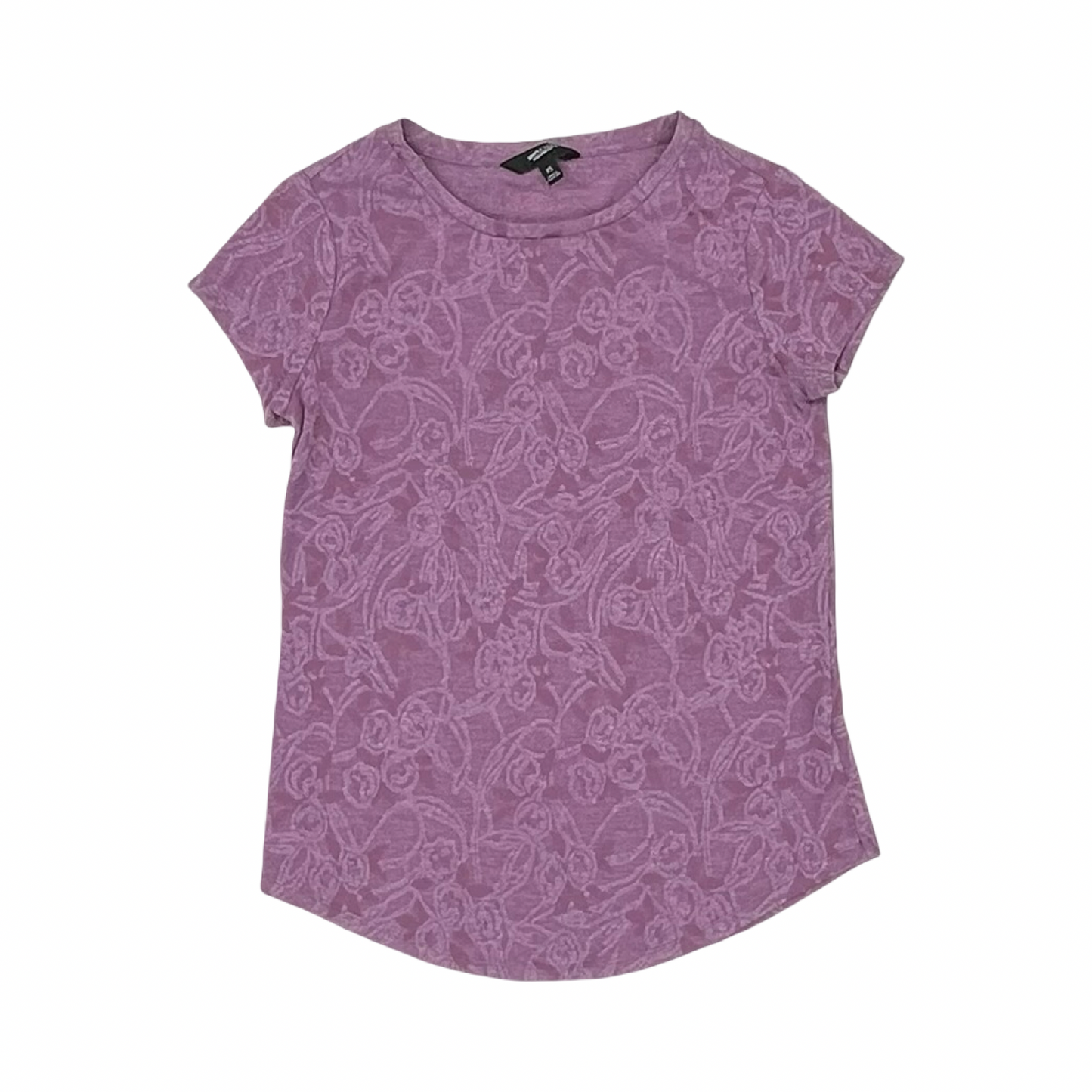 Top Ss By Simply Vera In Purple, Size:Xs