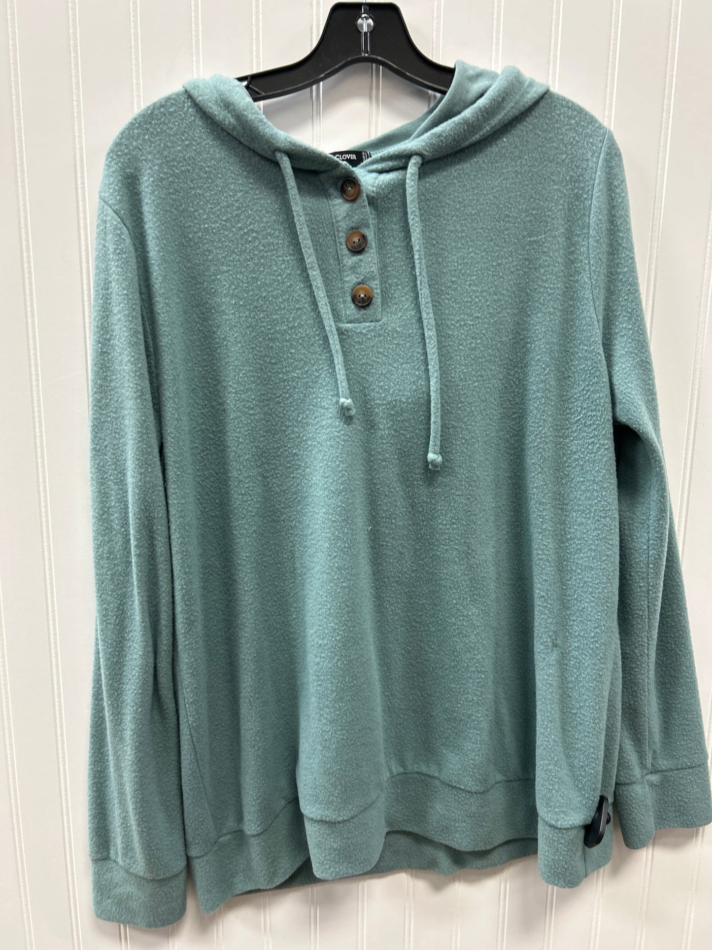 Top Ls By Pink Clover In Green, Size:Xl