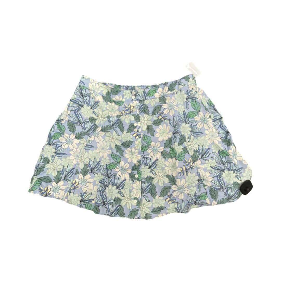 Skirt Midi By Loft In Floral Print, Size:L