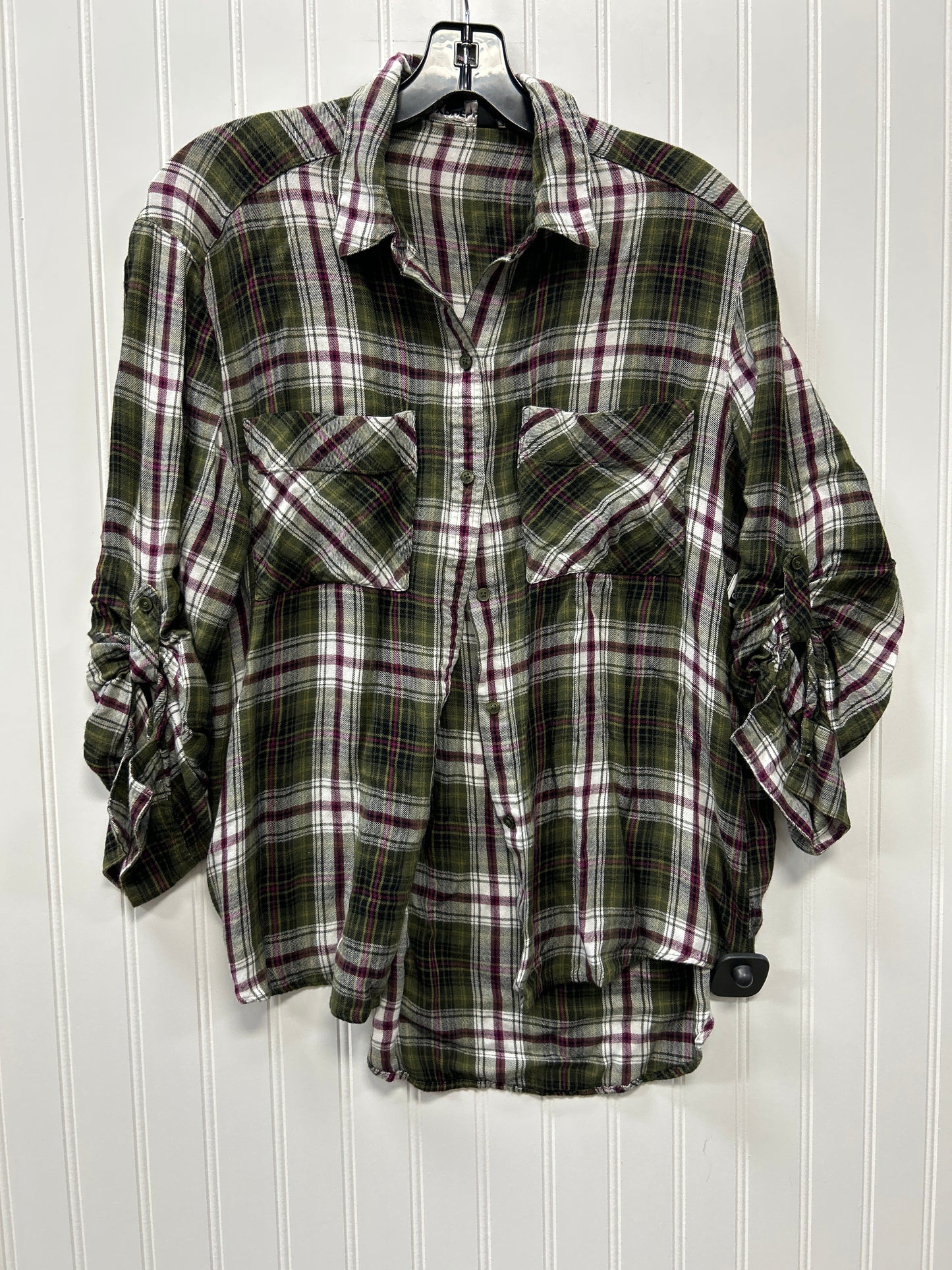 Top Ls By Express In Green, Size:S