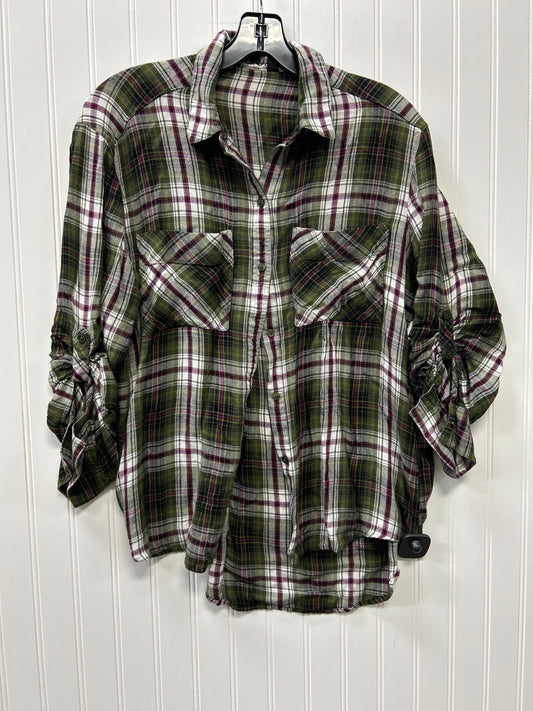 Top Ls By Express In Green, Size:S