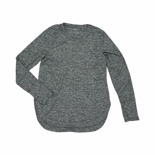 Athletic Top Ls Crewneck By Athleta In Black, Size:M