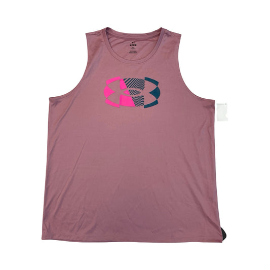 Athletic Tank Top By Under Armour In Pink, Size:M