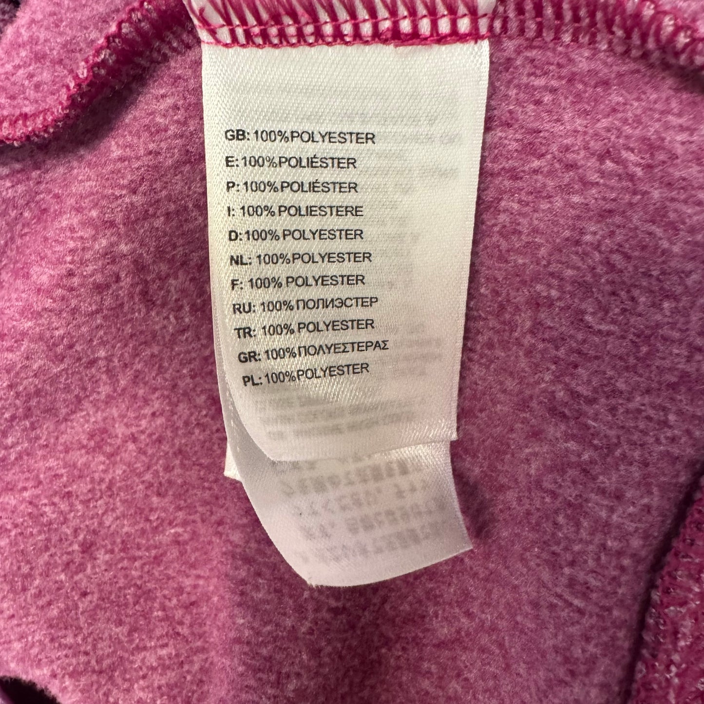 Athletic Jacket By The North Face In Grey & Pink, Size: M