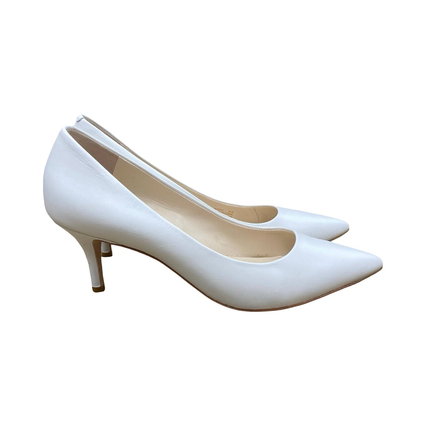 Shoes Heels Kitten By Cole-Haan In White, Size:8.5