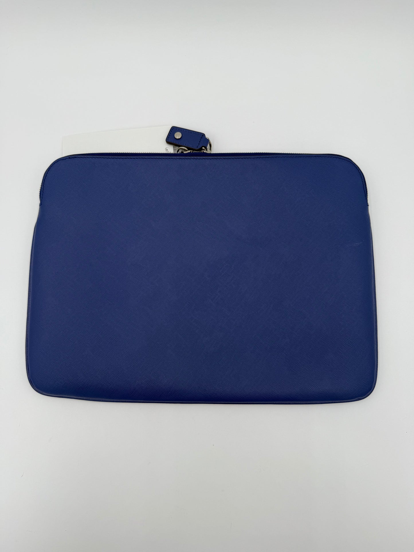 Laptop Sleeve Luxury Designer By Mcm In Blue, Size:Medium
