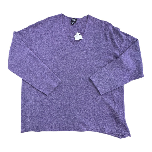 Sweater Designer By Eileen Fisher In Purple, Size:3X