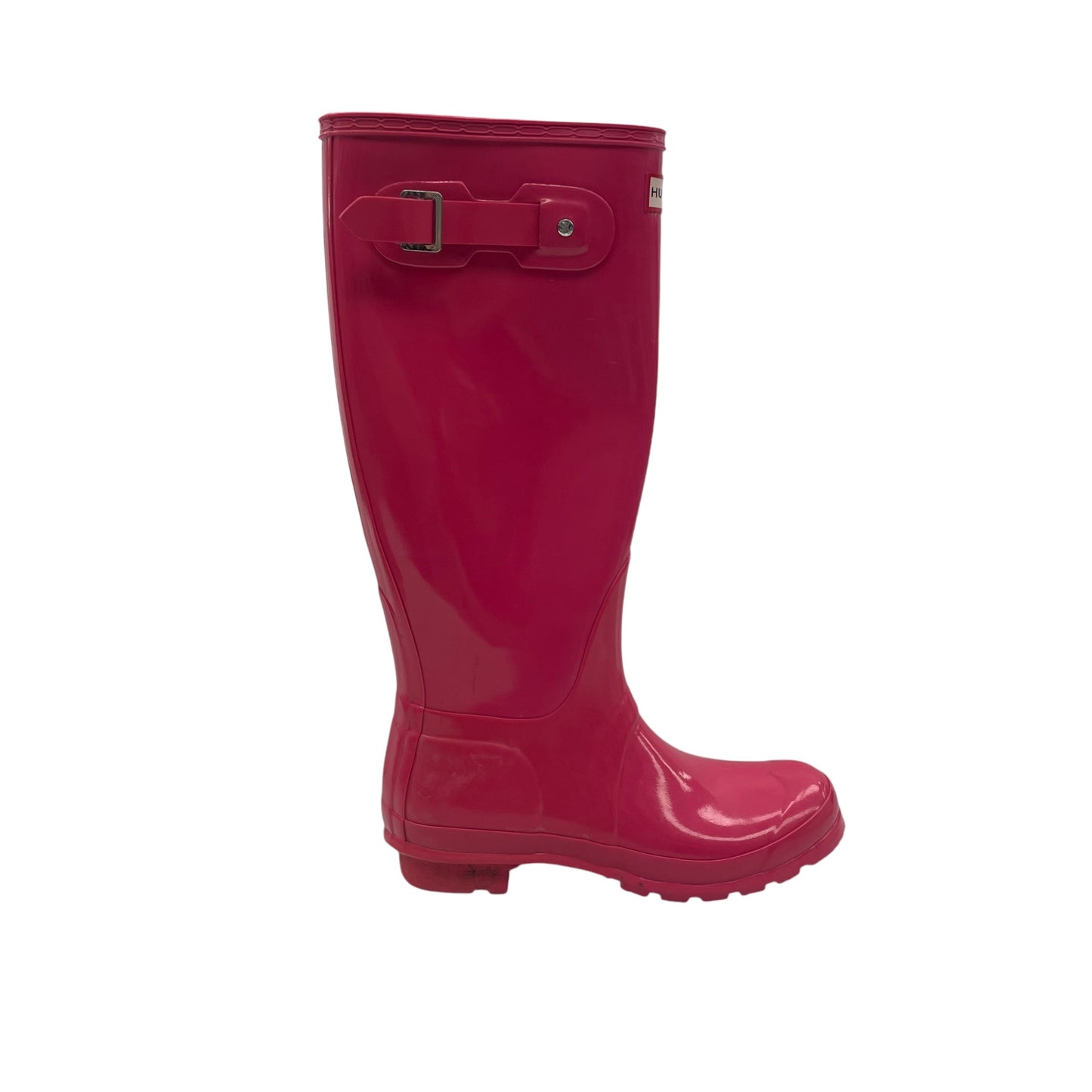 Boots Rain By Hunter In Pink, Size:7