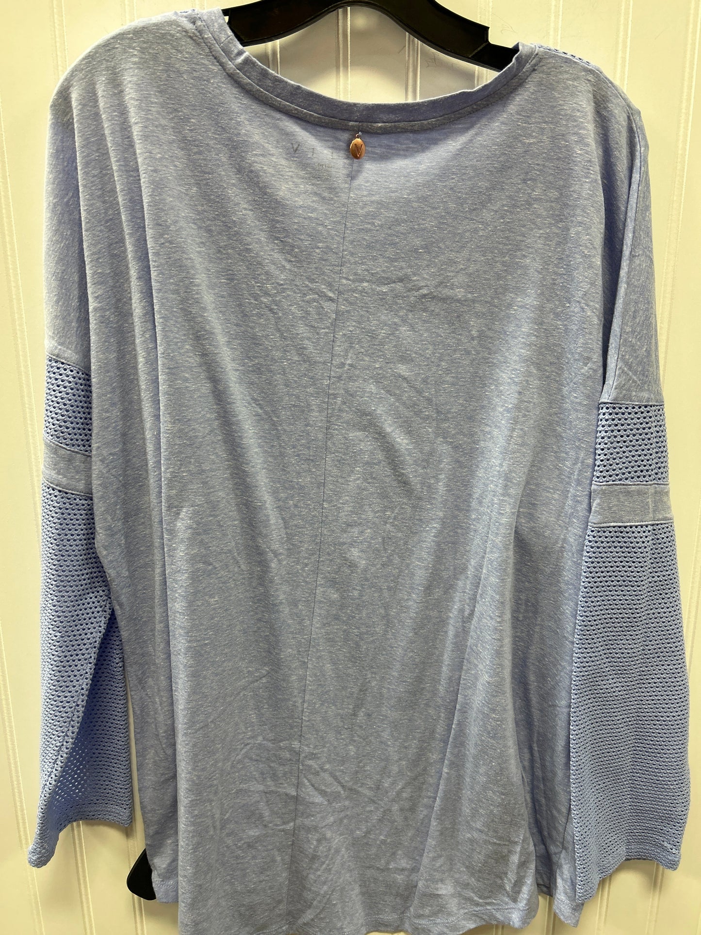 Top Ls By Livi Active In Blue, Size:1X