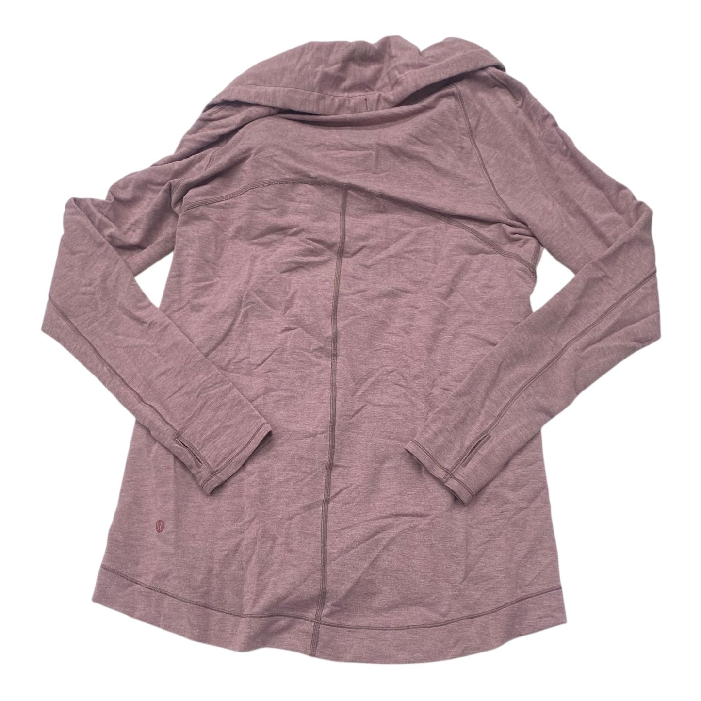 Athletic Sweatshirt Collar By Lululemon In Pink, Size:6