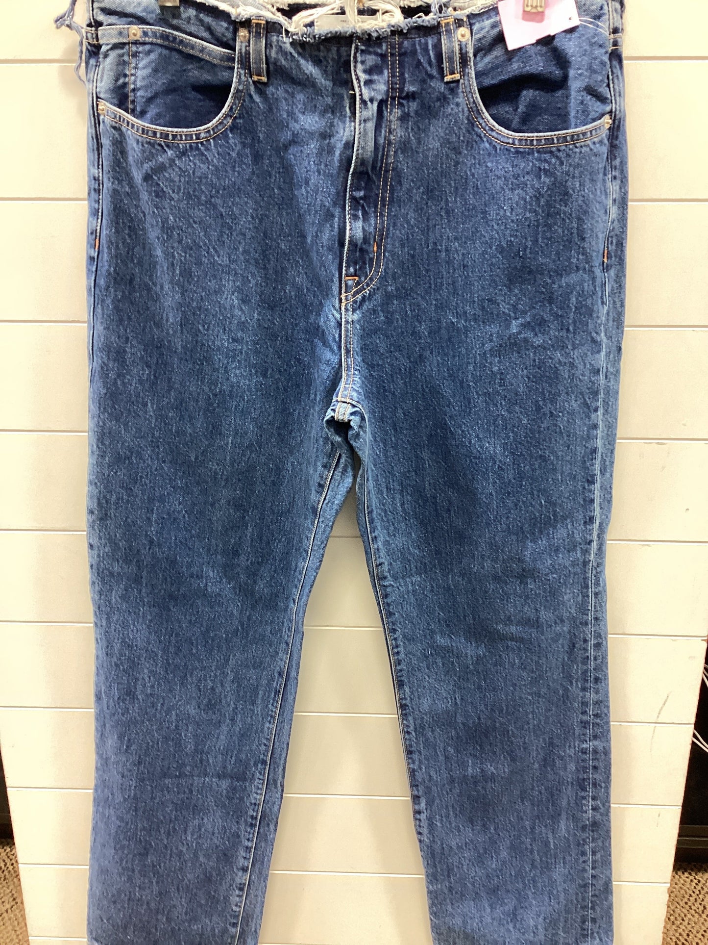 Jeans Skinny By Cmb In Blue Denim, Size:12