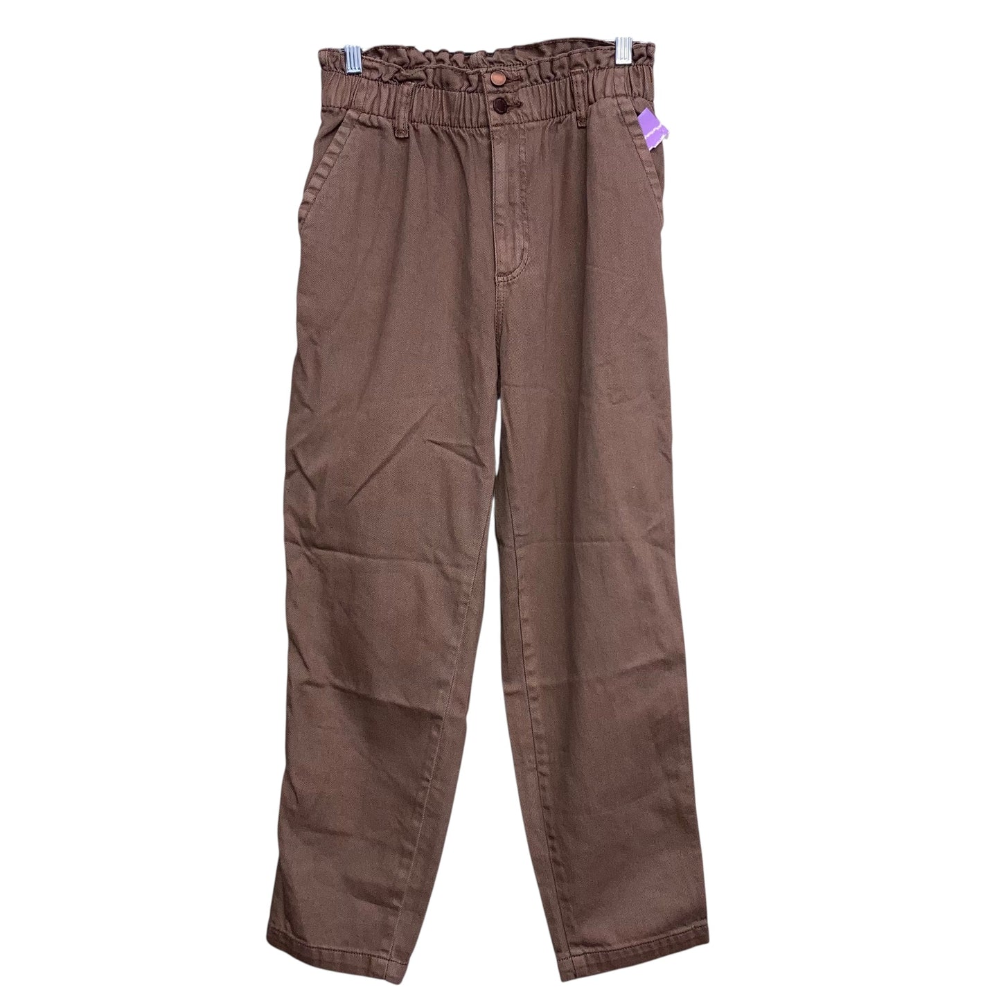 Jeans Wide Leg By Universal Thread In Brown Denim, Size:6