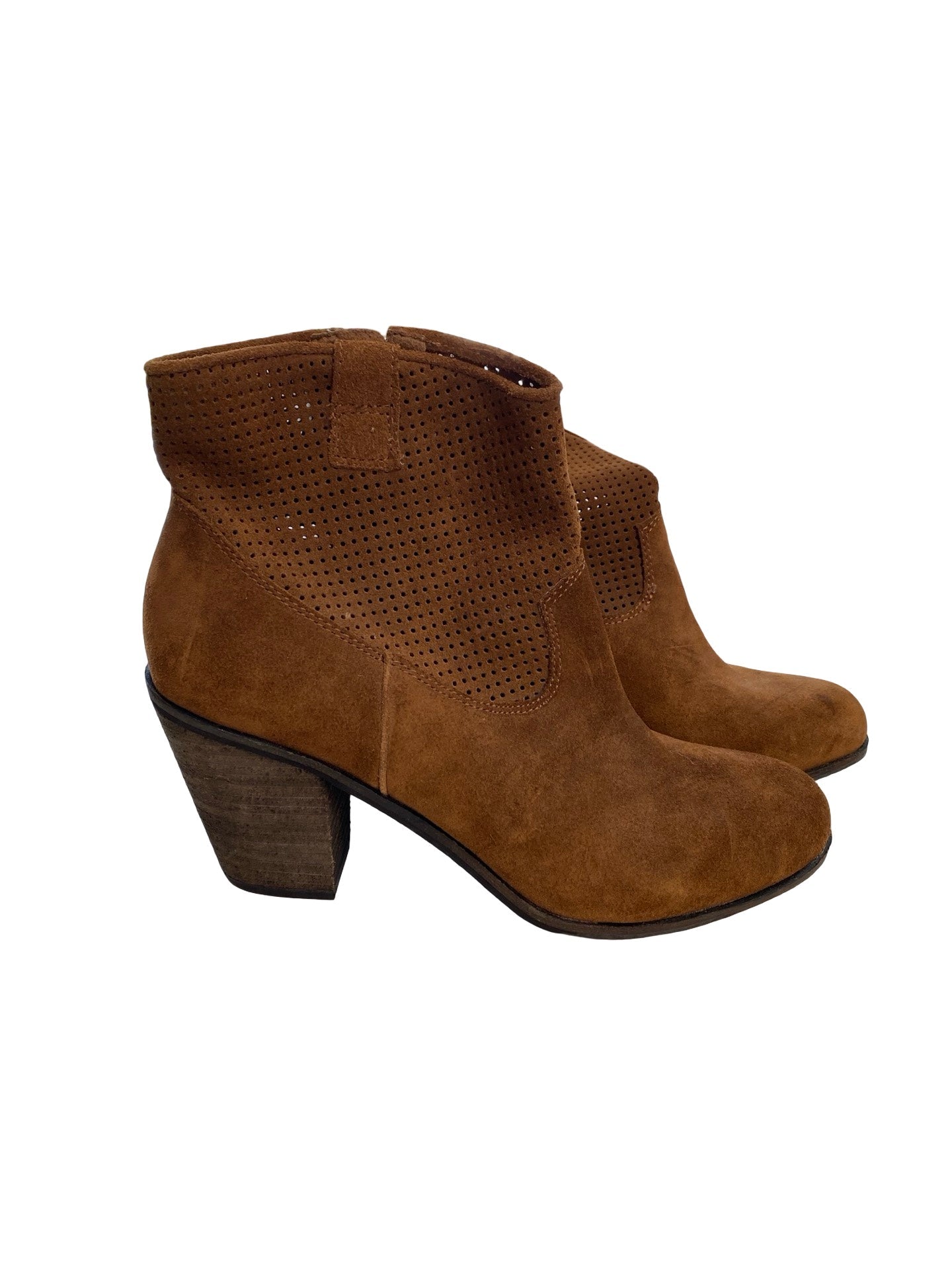 Boots Ankle Heels By Vince Camuto In Brown, Size:9