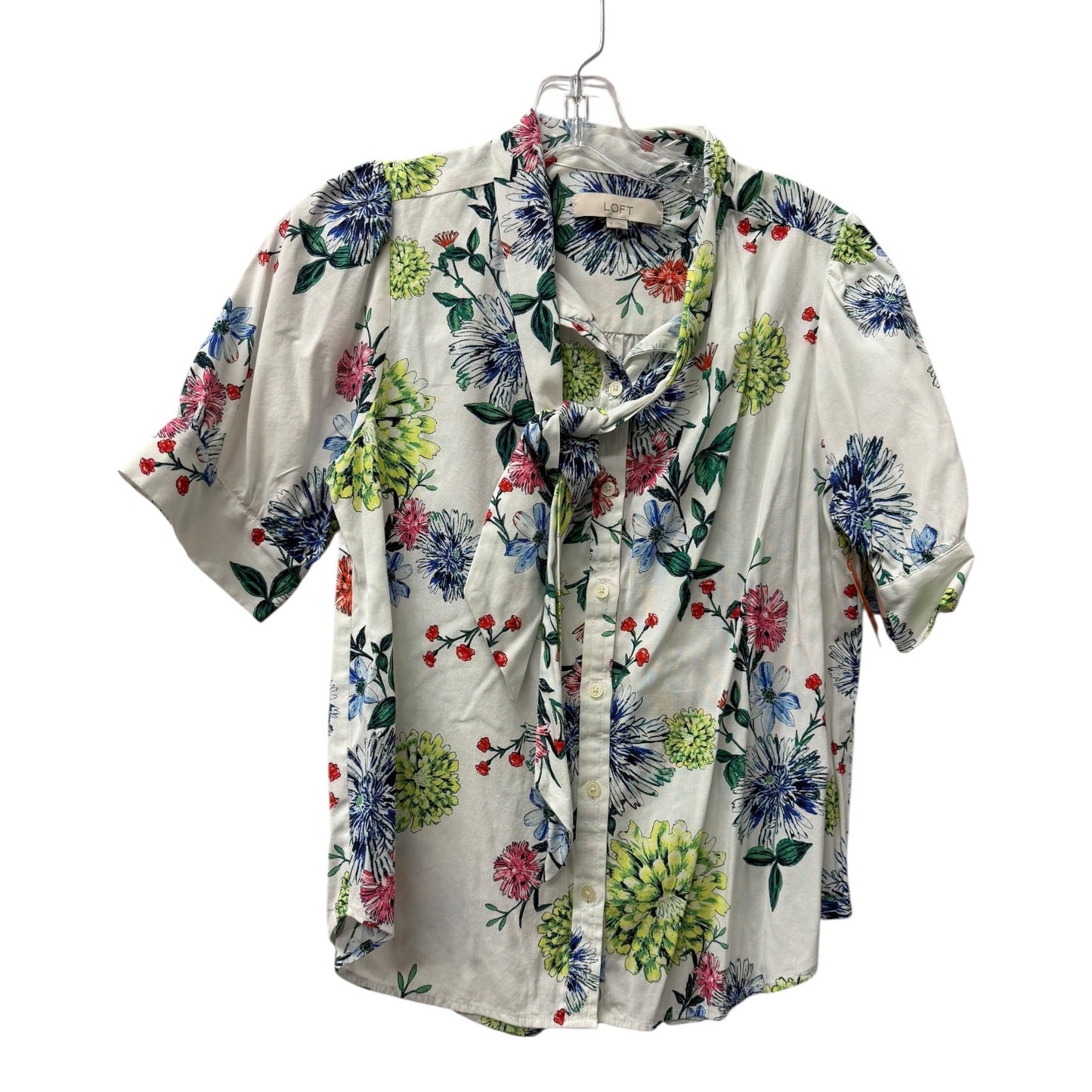 Top Ss By Loft In White, Size:Xs