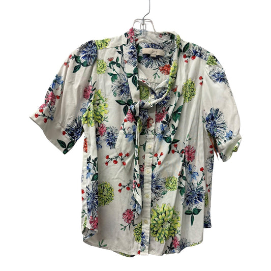 Top Ss By Loft In White, Size:Xs