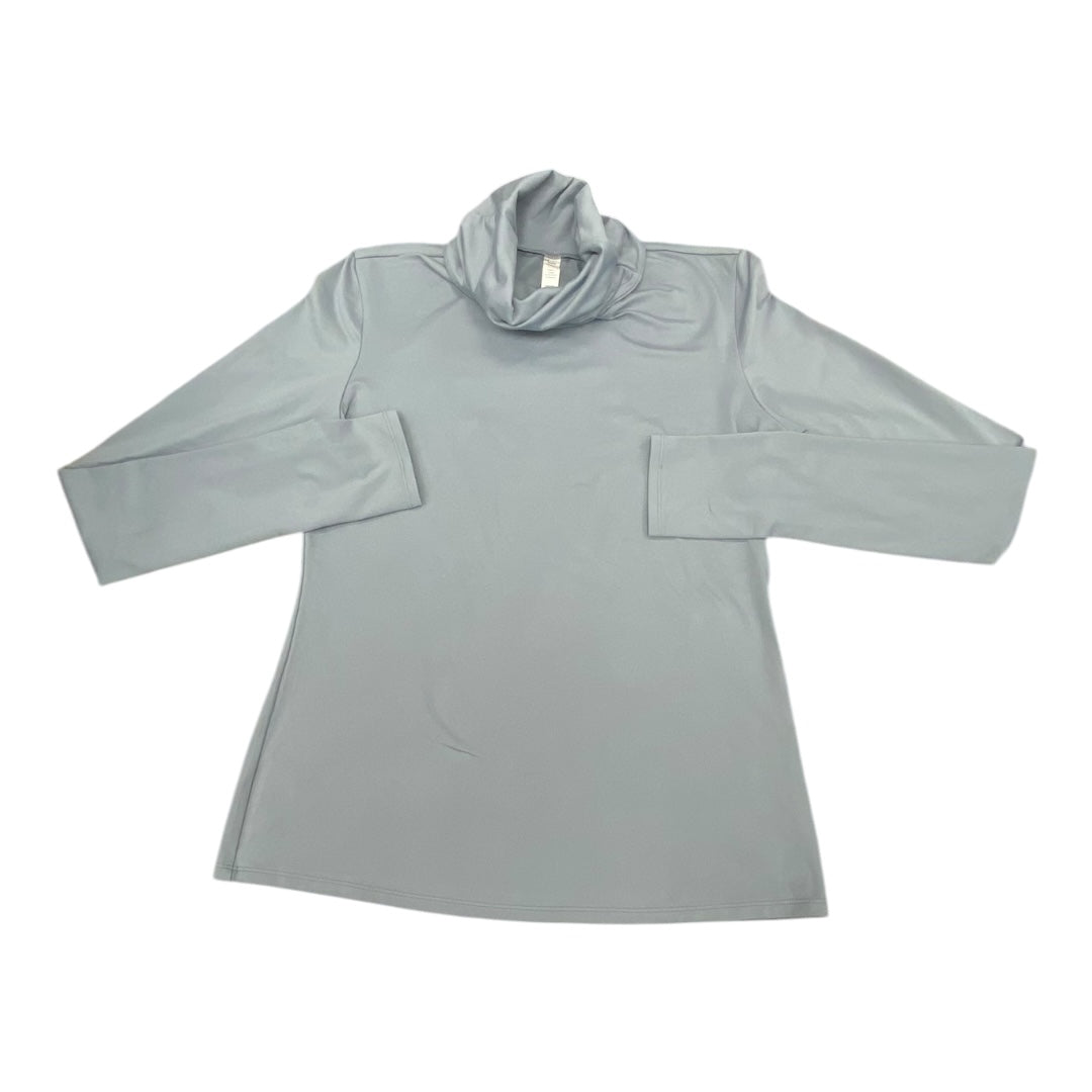 Athletic Top Ls Collar By Alo In Blue, Size:L