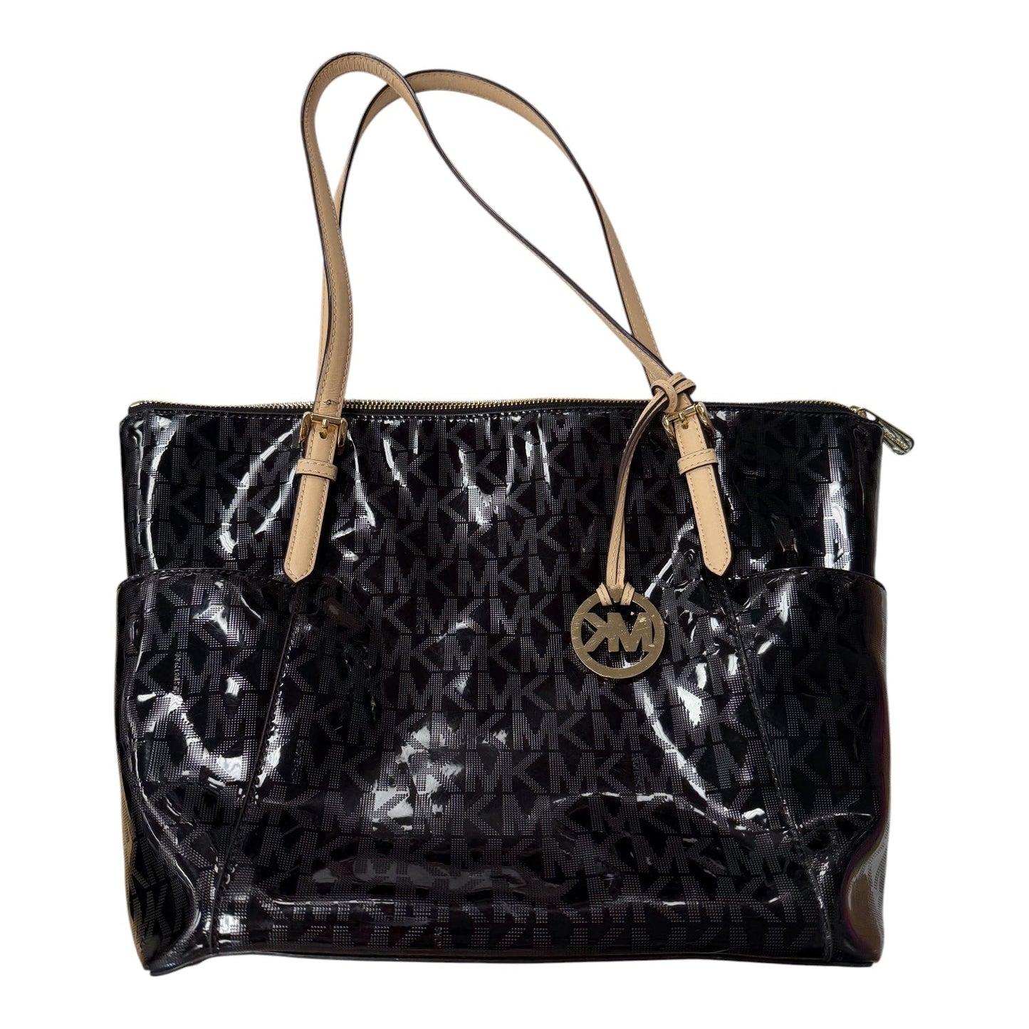 Handbag Designer By Michael Kors In Black, Size:Large
