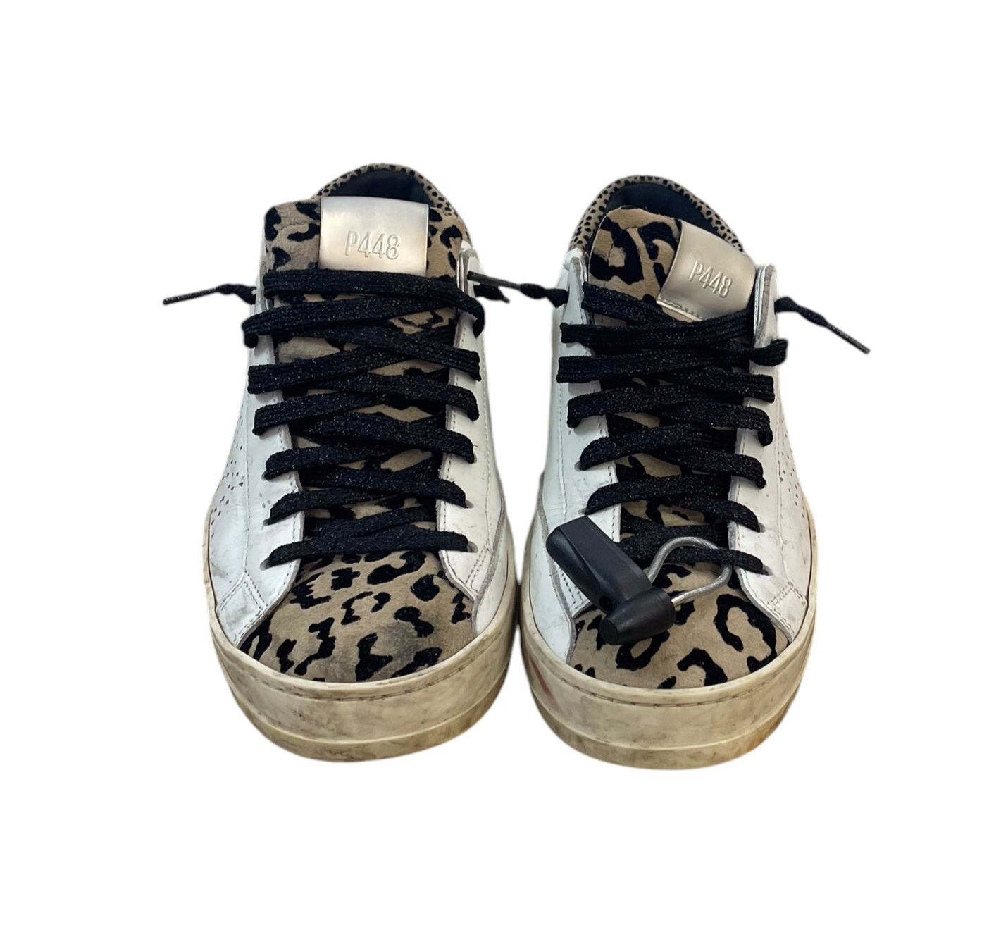 Shoes Sneakers By P448 In Animal Print, Size: 9.5