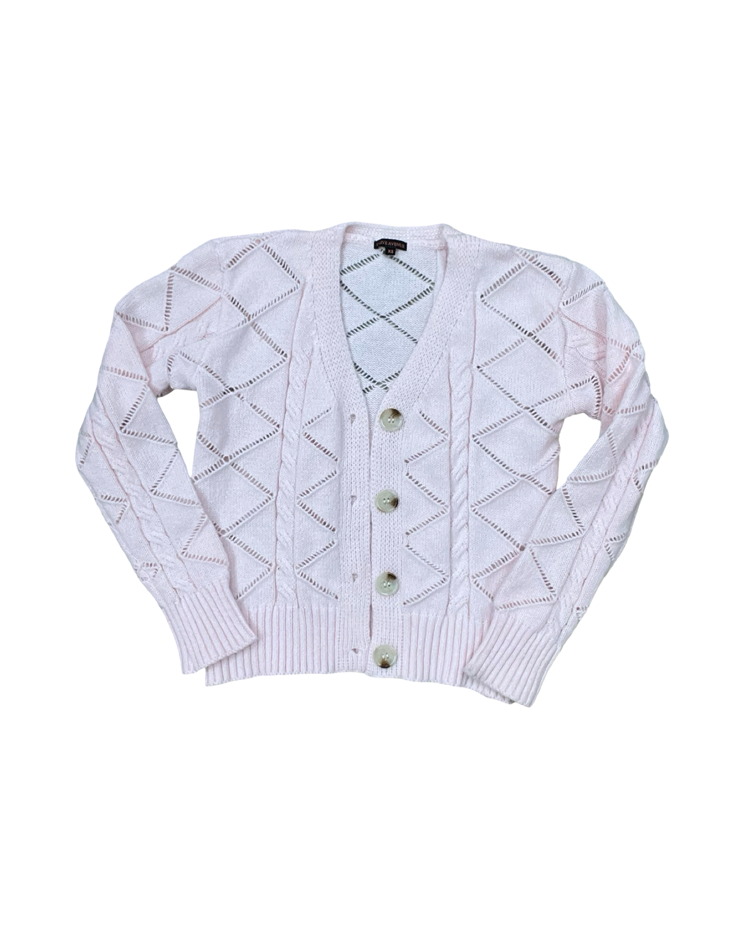 Cardigan By Clothes Mentor In Pink, Size:Xl