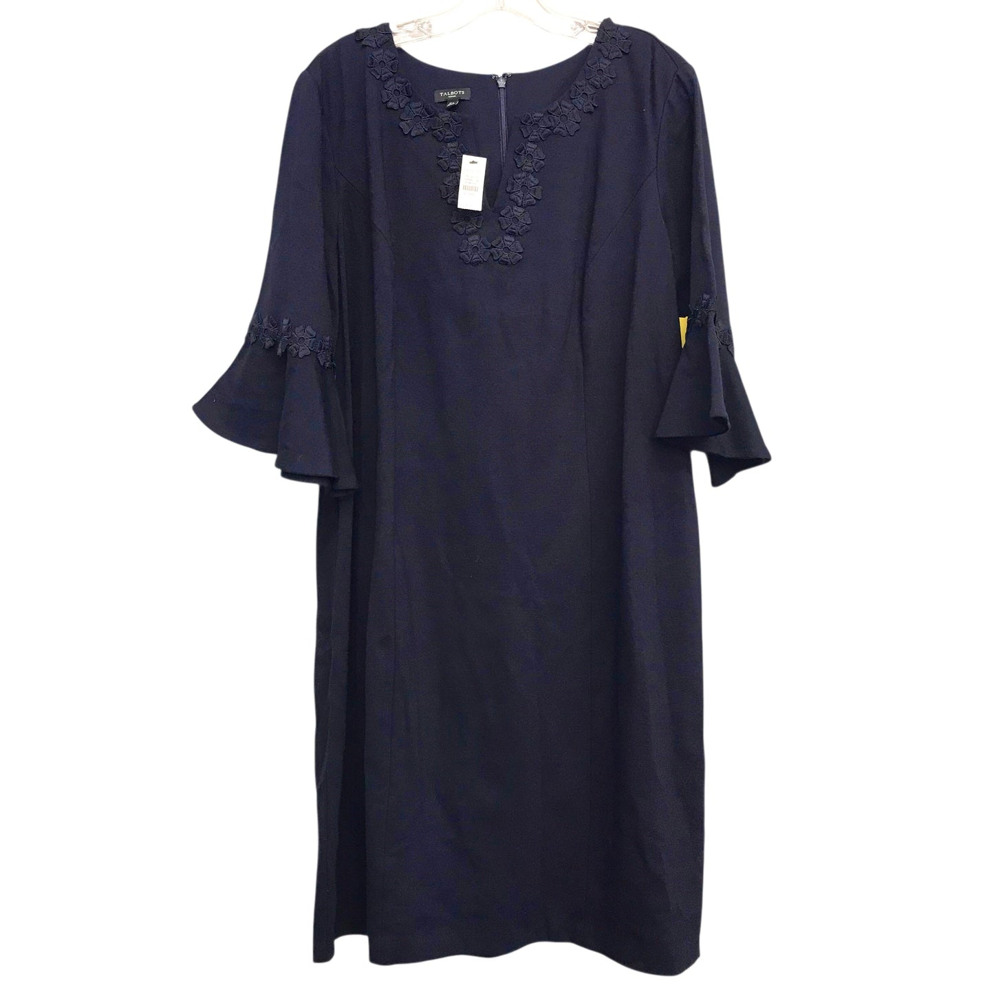Dress Work By Talbots In Navy, Size:Xl