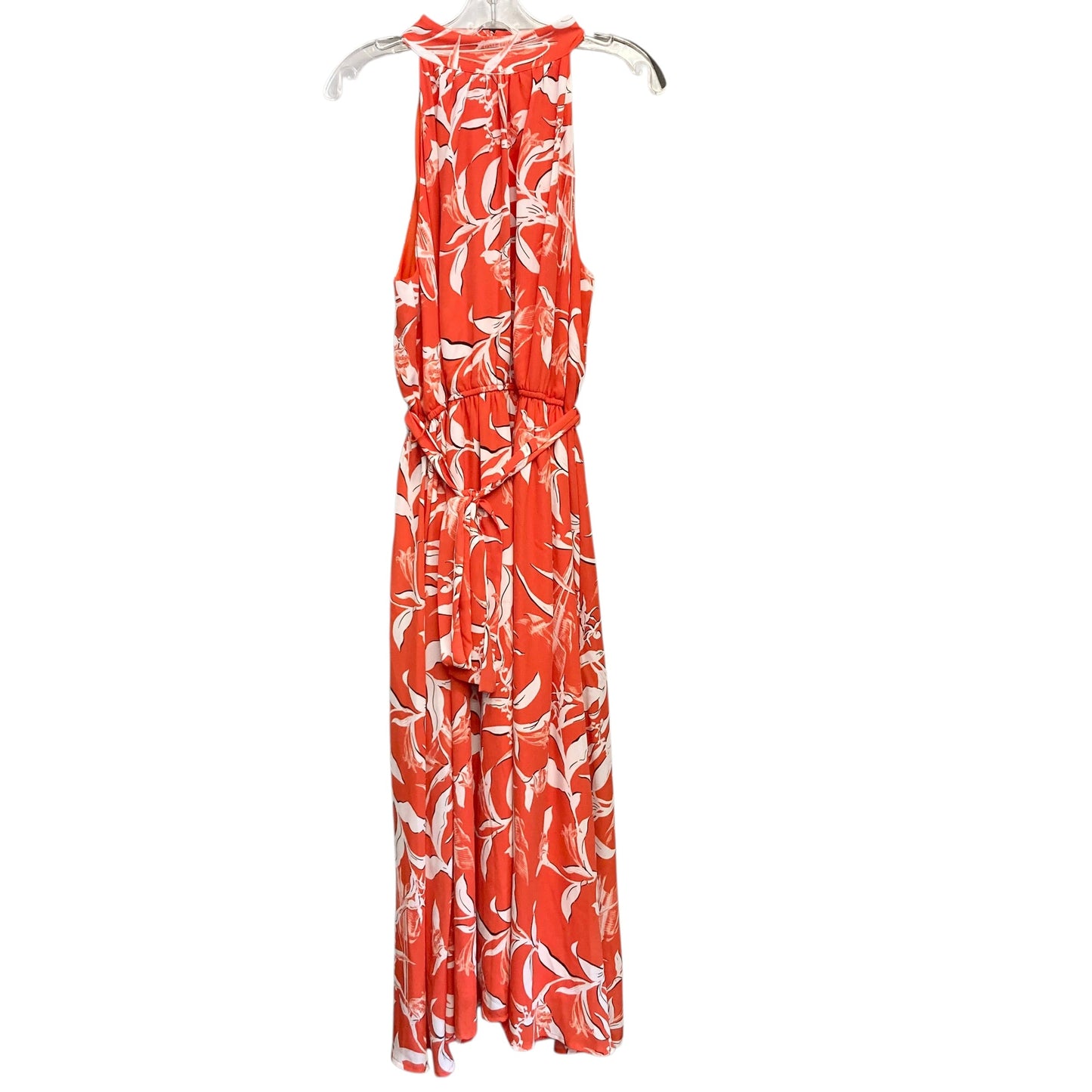 Dress Casual Maxi By Worthington In Orange & White, Size:Xl