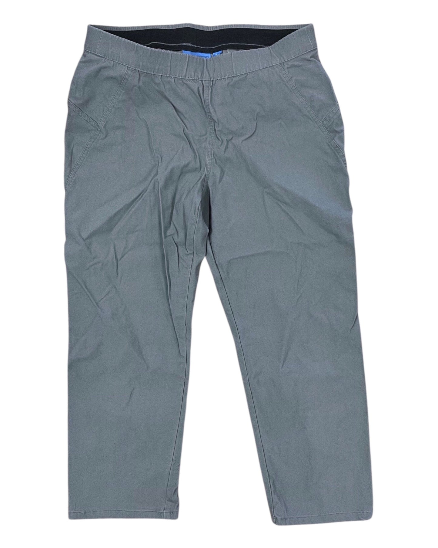 Pants Cropped By Simply Vera In Grey, Size:M