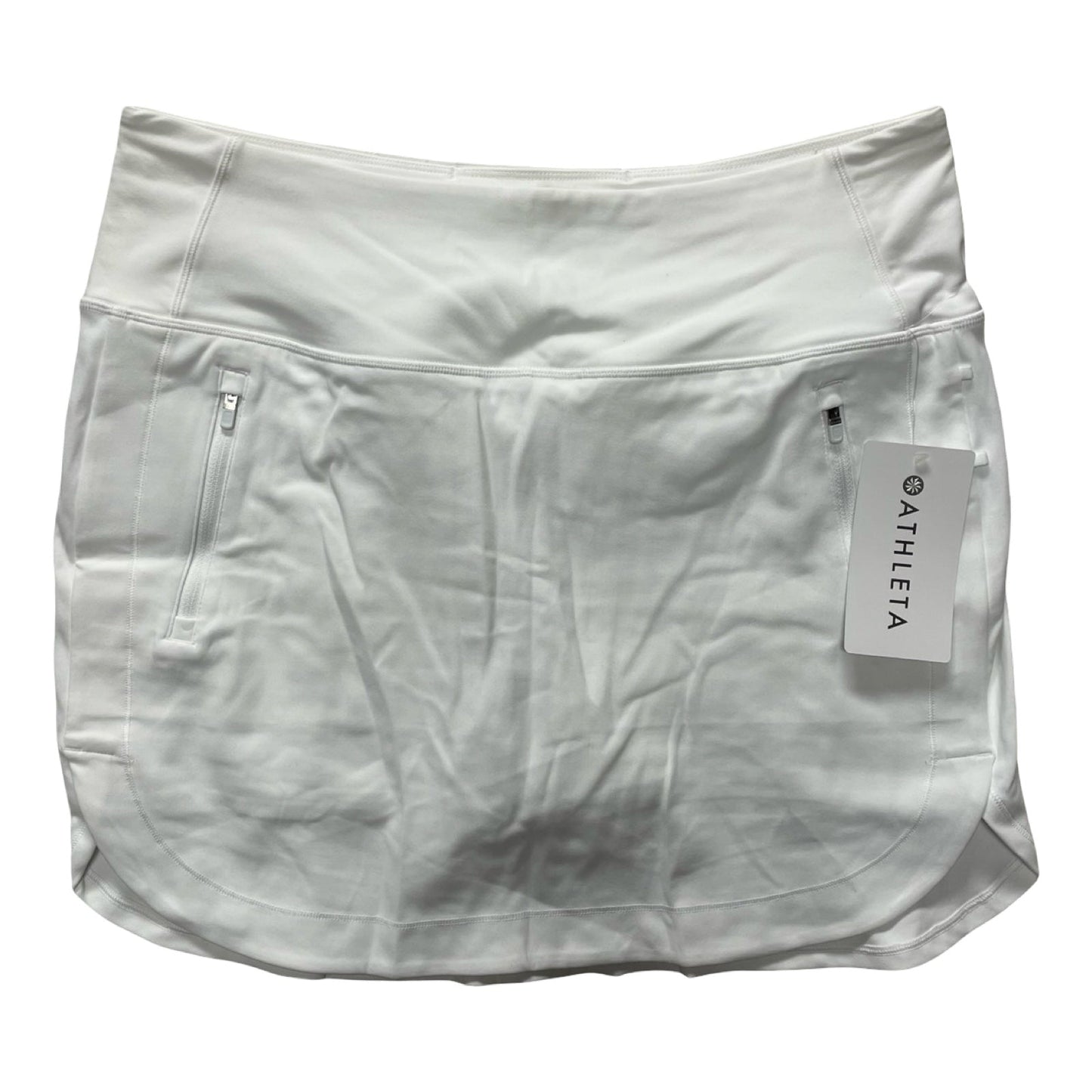 Athletic Skort By Athleta In White, Size:L
