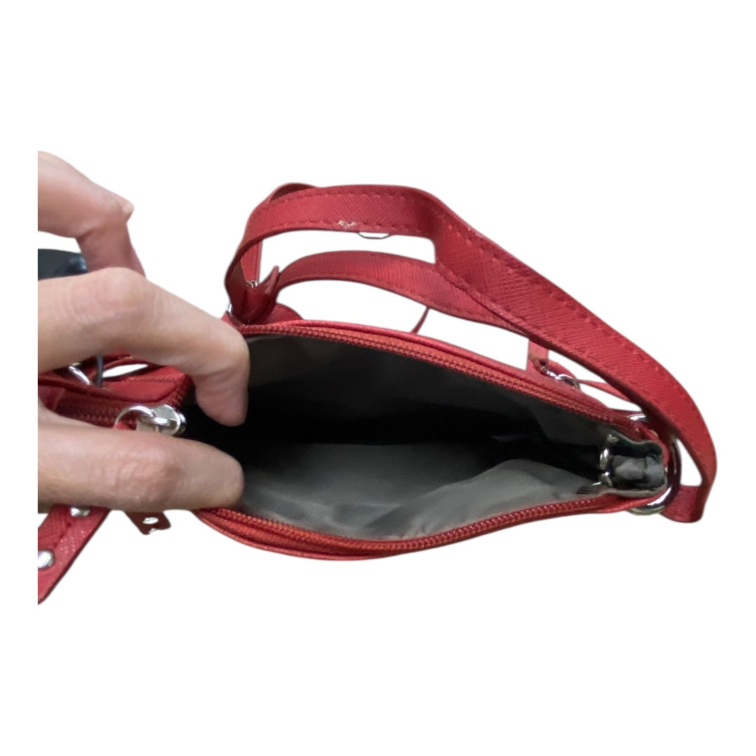 Handbag By Nicole By Nicole Miller In Red, Size:Small