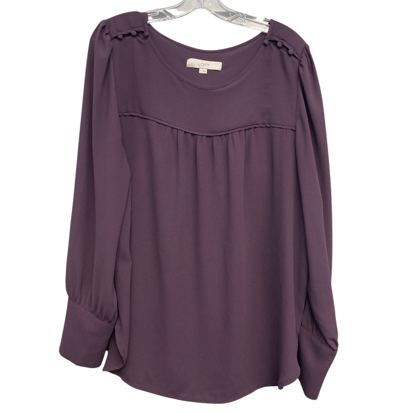 Top Ls By Loft In Purple, Size:L