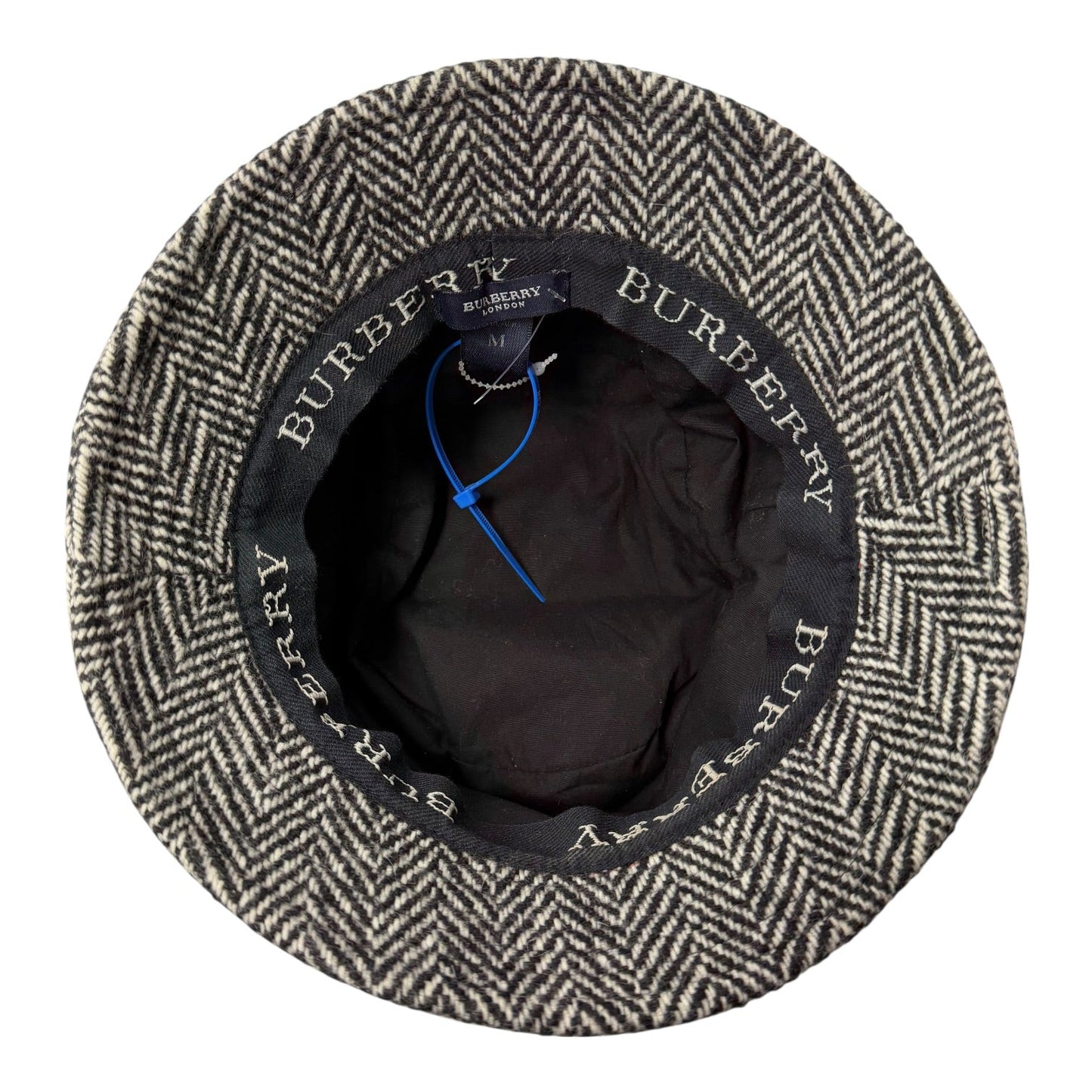 Hat Luxury Designer By Burberry In Black & White