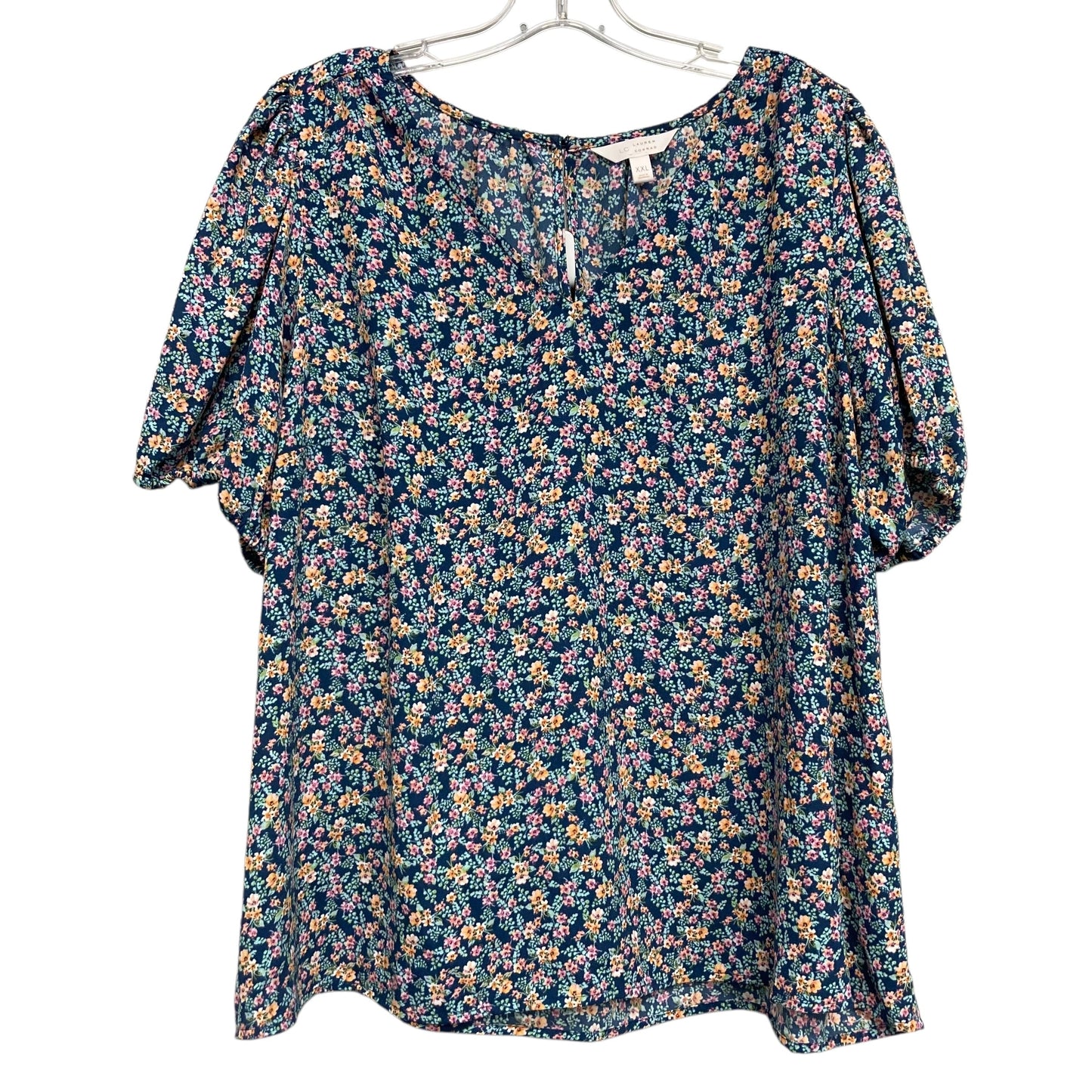 Top Ss By Lc Lauren Conrad In Geometric Pattern, Size:1X