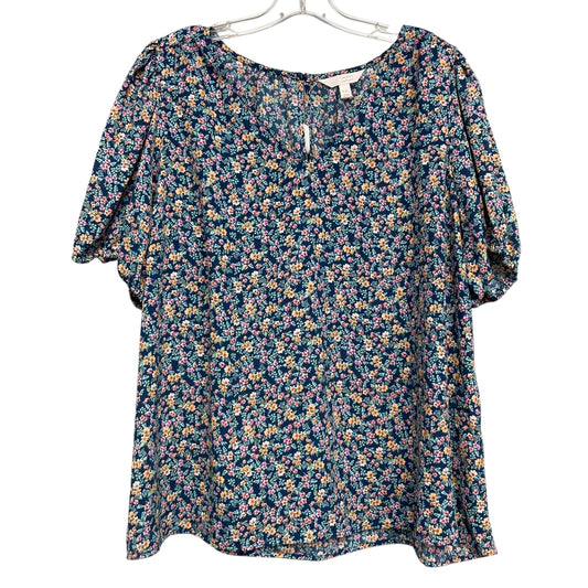 Top Ss By Lc Lauren Conrad In Geometric Pattern, Size:1X