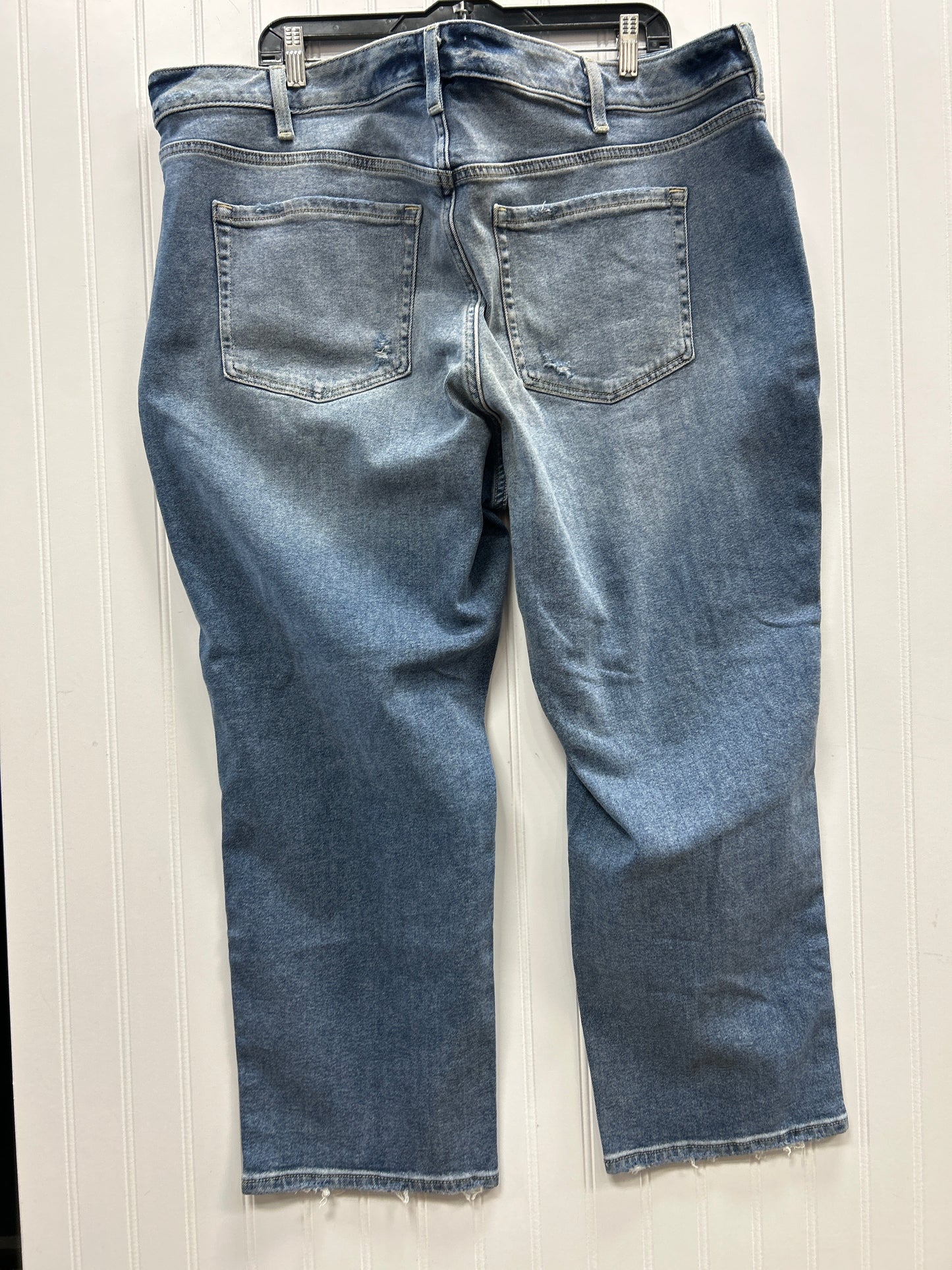 Jeans Straight By Lane Bryant In Blue Denim, Size:22
