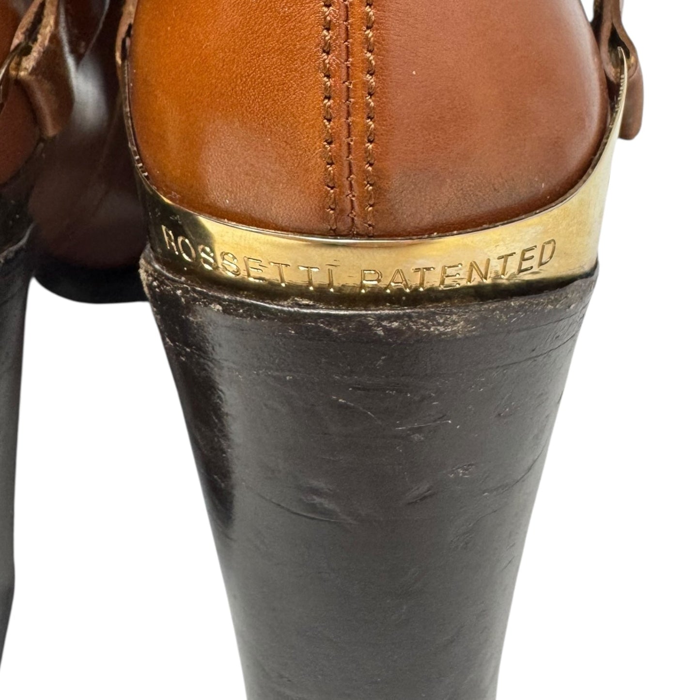 Lady Antique Boots Ankle Heels By Fratelli Rossetti In Brown, Size: 7