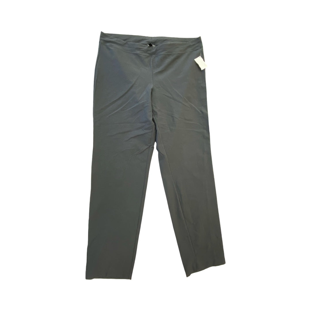 Pants Designer By Eileen Fisher In Grey, Size:L