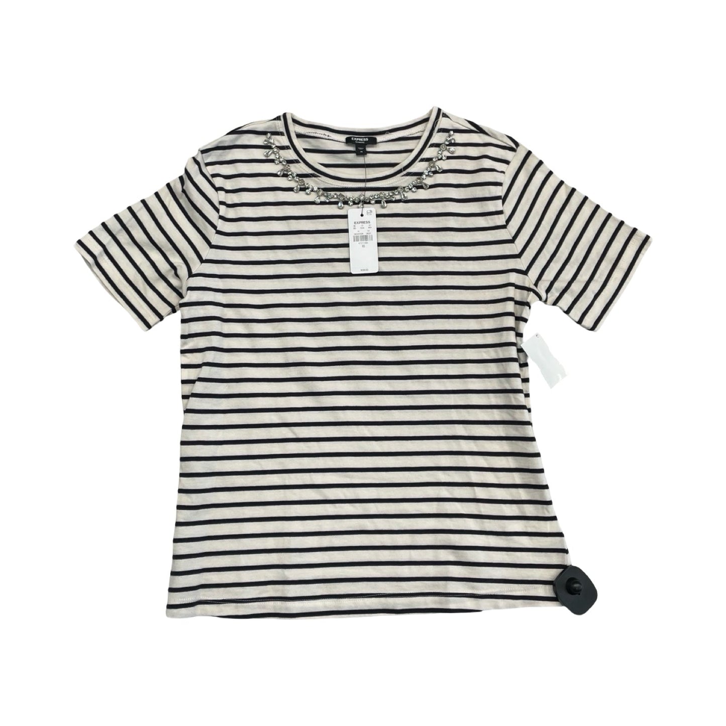 Top Ss By Express In Striped Pattern, Size:Xs