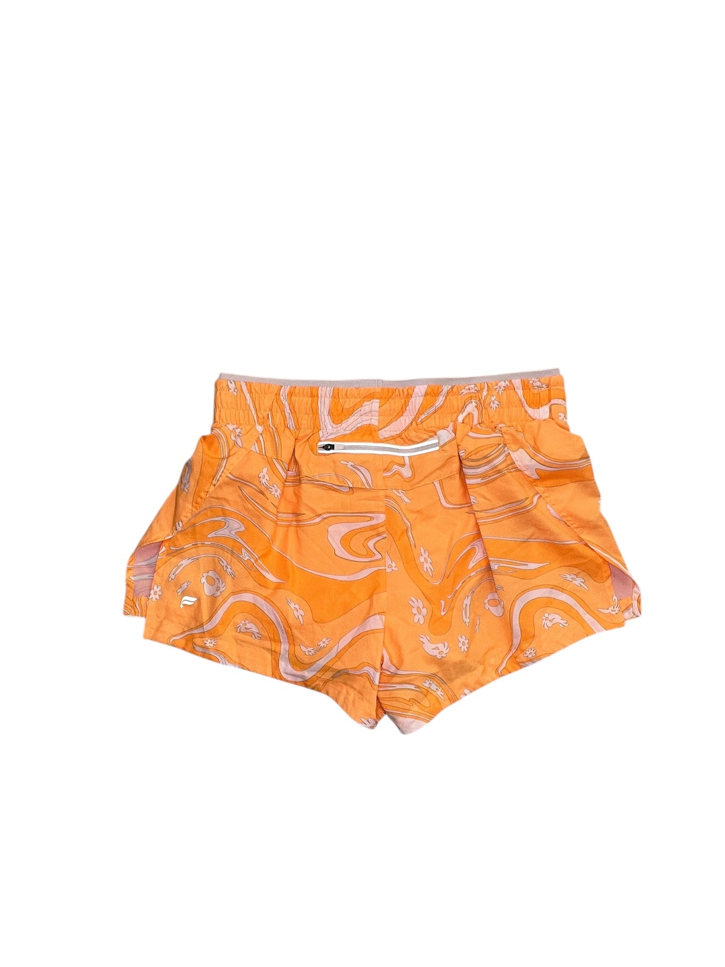 Athletic Shorts By Fabletics In Orange, Size:S