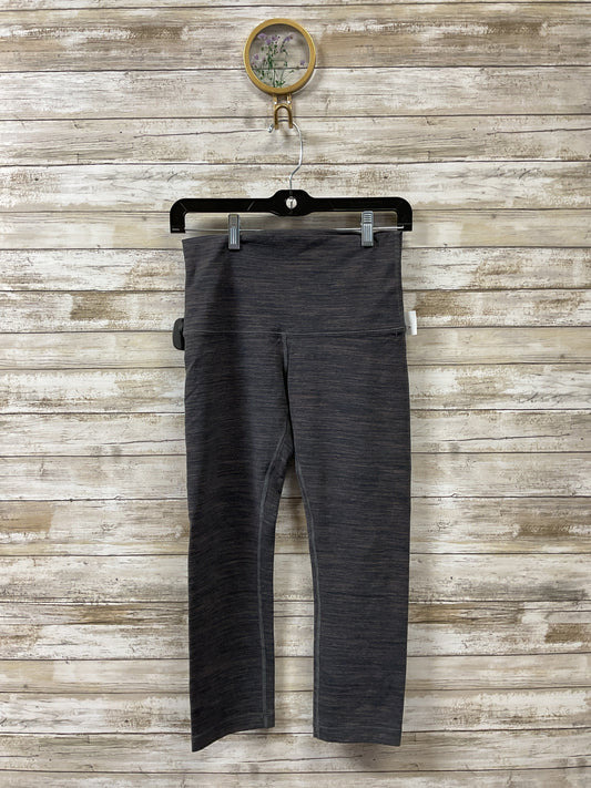 Athletic Leggings By Lululemon In Grey, Size:6