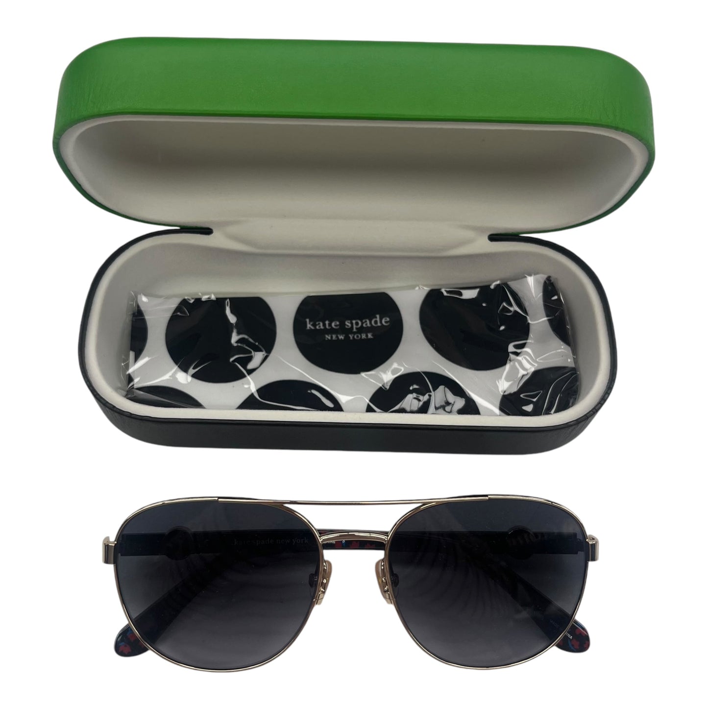 Sunglasses Designer By Kate Spade In Black, Size: